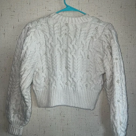 Zara Women's cropped knit sweater - Picture 2 of 3